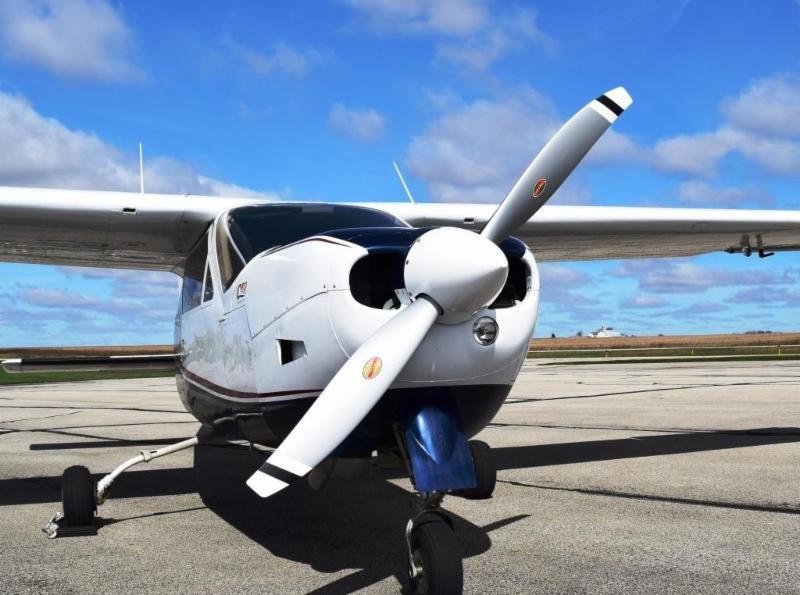 Aircraft propeller on a Cardinal aircraft