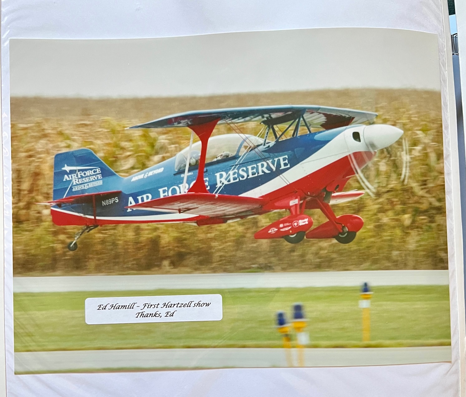 Ed Hamill at Hartzell Air Show